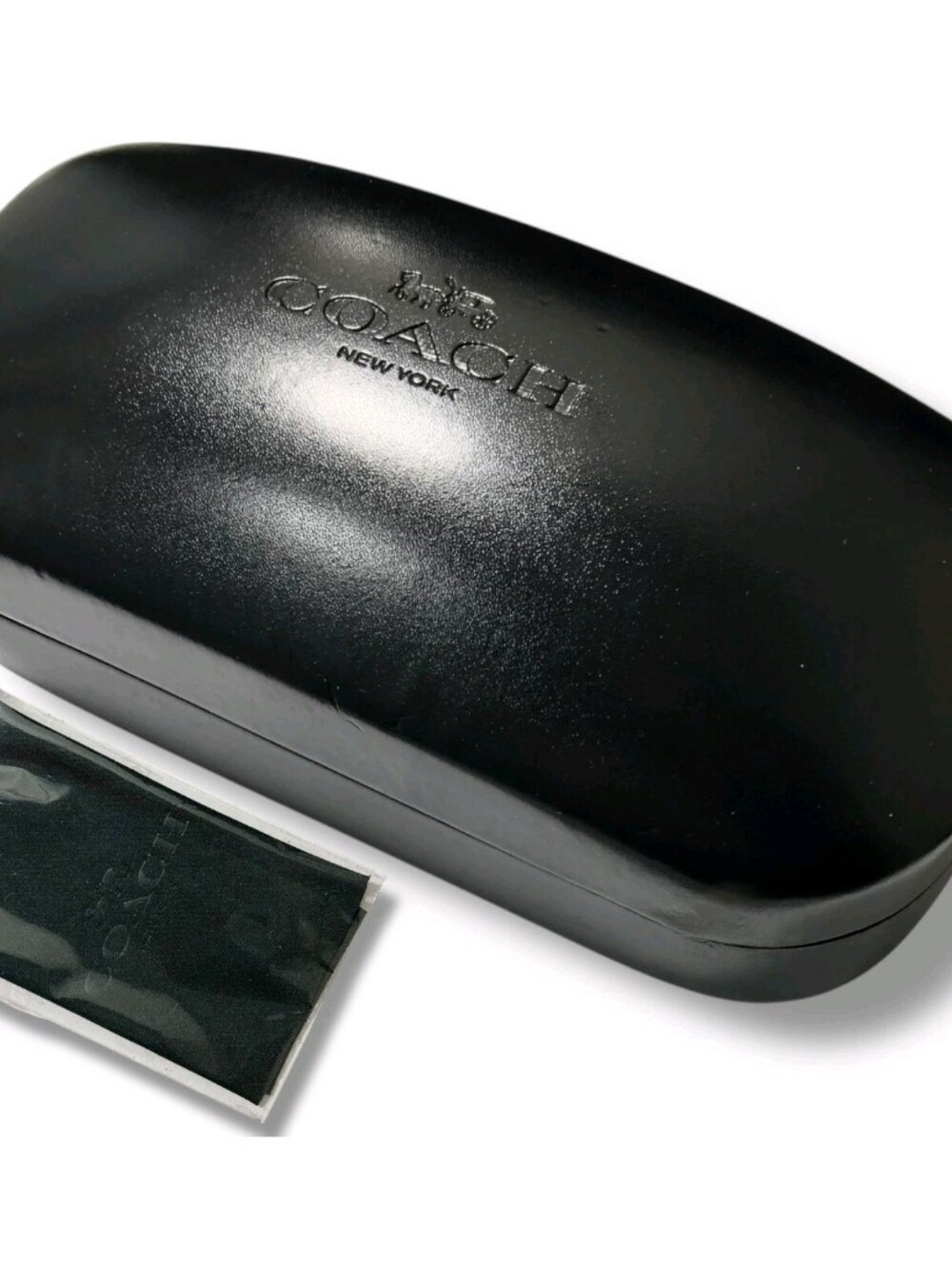 Coach New York Black Hard-Shell Clamshell Eyewear Case